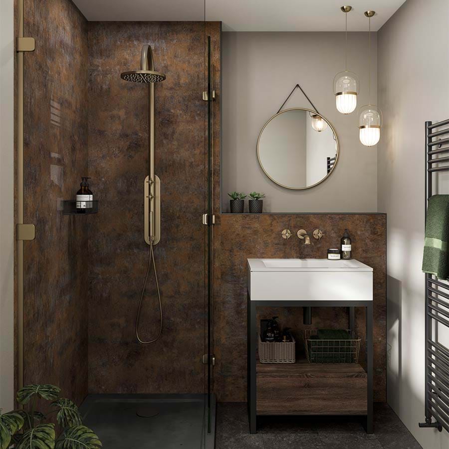 Corten Elements Wandpanelen voor de douche