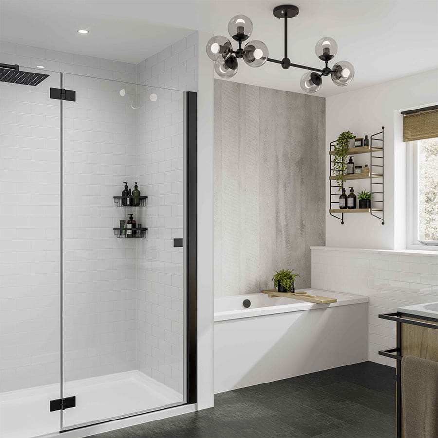 Concrete Formwood badkamer wandpaneel