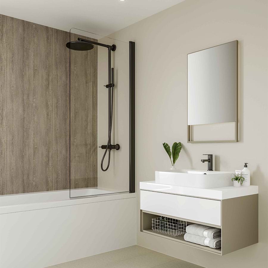 Creamy White Delano Oak Wandpanelen